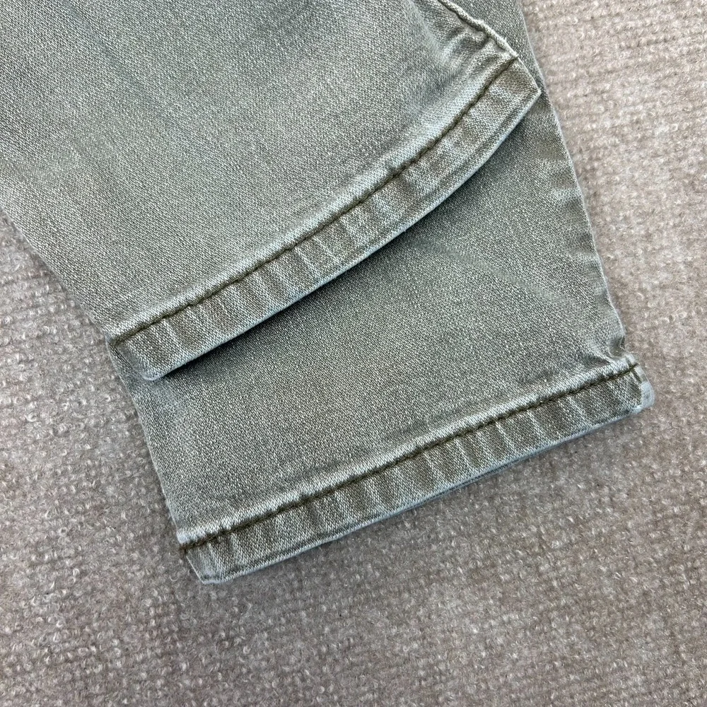 Levi's Jeans Mens 34x32 Green Cotton 5 Pockets Stretch Streetwear‎ Straight Leg